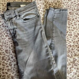 Banana Republic Women's Light Gray Skinny Jeans